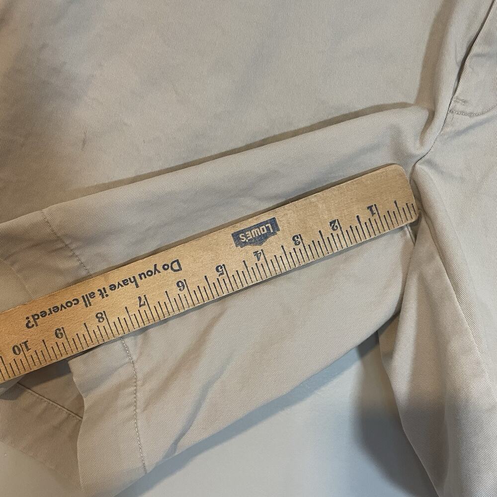 Polo Ralph Lauren Shorts Size 35 Khaki Cotton Prospect Classic Chino Belt Loops - Picture 4 of 9